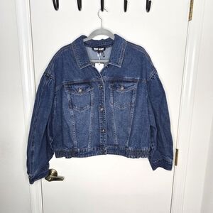 DKNY Jeans Denim Blue Jacket NWT 2X